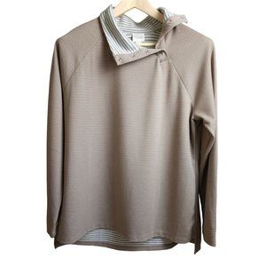Weekends By chico's half snap buttons sweatshirt 2